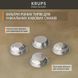 Krups Кавоварка ріжкова Precision+, 3.5л, вдубована кавомолка, ручний капучинатор, 15 бар, чорний-сірий 12 - магазин Coolbaba Toys