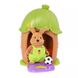 Игровой набор Li'l Woodzeez Домик c сюрпризом (зеленая крыша, 1 фигурка кролика, 1 аксессуар) 1 - магазин Coolbaba Toys
