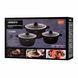 ARDESTO Cookware set Gemini Anzio, 6 pcs, aluminum, black 21 - магазин Coolbaba Toys