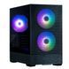Zalman Корпус P30 AIR без БП, 1xUSB3.0, 1xUSBType-C, 3x140мм ARGB, VGA 392мм, LCS ready, TG Side Panel, mATX, чёрный