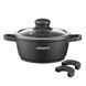 ARDESTO Cookware set Gemini Anzio, 6 pcs, aluminum, black 17 - магазин Coolbaba Toys
