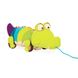 Іграшка-каталка на мотузочку - КРОКОДИЛ КЛАЦ-КЛАУС 3 - магазин Coolbaba Toys