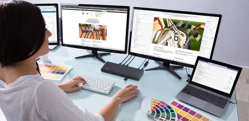 Belkin Докстанція USB-C Triple Display Dock INC007VFBK фото