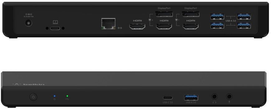 Belkin Докстанція USB-C Triple Display Dock INC007VFBK фото