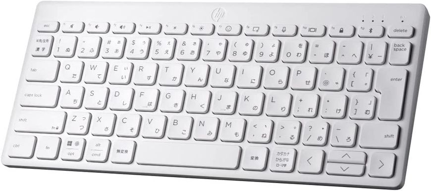 Клавіатура HP 350 Compact Multi-Device BT UKR white 692T0AA фото