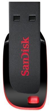 SanDisk Накопичувач 32GB USB 2.0 Type-A Cruzer Blade Чорний SDCZ50-032G-B35 фото