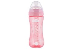 Дитяча пляшечка Nuvita 6052 Mimic Cool 330мл 4+ Антиколікова рожева NV6052PINK фото