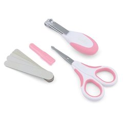 Набір по догляду за дитиною Nuvita 0м+ Рожевий Безпечні ножиці з акс. NV1138COOLPINK - купити в інтернет-магазині Coolbaba Toys