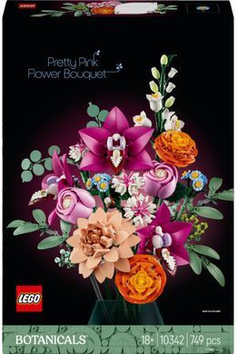LEGO Конструктор Botanicals Милий рожевий букет квітів 10342 фото