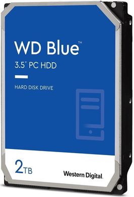 Жорсткий диск WD 2TB 3.5" 7200 256MB SATA Blue WD20EZBX фото