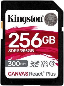 Kingston Карта памяти 256GB SDXC C10 UHS-II U3 R300/W260MB/s SDR2/256GB фото