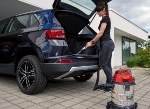 Einhell Пылесос профессиональный аккумуляторный TC-VC 18/20 Li S-Solo, PXC 18В, 8кПа, контейнер 20л, без АКБ и ЗП 2347130 фото