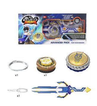 Infinity Nado Дзиґа VI серія Advanced Pack Fury Wave Dragon Лютий Дракон EU654131 фото