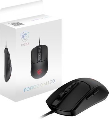 MSI Мыша MSI FORGE GM100, RGB, черный S12-0402310-HH9 фото