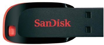 SanDisk Накопичувач 32GB USB 2.0 Type-A Cruzer Blade Чорний SDCZ50-032G-B35 фото