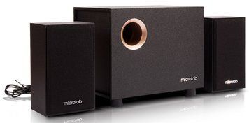 Microlab Акустична система M-105 2.1, 10W, mini-jack, чорний M-105 фото