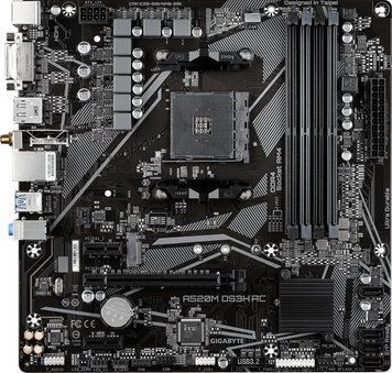 Gigabyte Материнская плата A520M DS3H AC sAM4 A520 4xDDR4 M.2 HDMI DP Wi-Fi mATX A520M_DS3H_AC фото