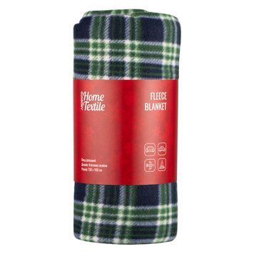 ARDESTO Плед Fleece 130x160см, 100% поліестер, клітинка, зелений