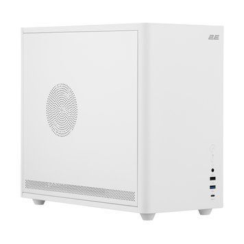 2E Корпус 2E Credo Metal V350W без БЖ, 1xUSB3.0, 1х USB 2.0, 1xUSB Type-C, 3x120мм ARGB, VGA 350мм, LCS ready, контролер з пультом, mATX, білий 2E-V350W фото