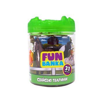 Ігровий міні-набір FUN BANKA &ndash; СВІЙСЬКІ ТВАРИНИ 320386-UA фото