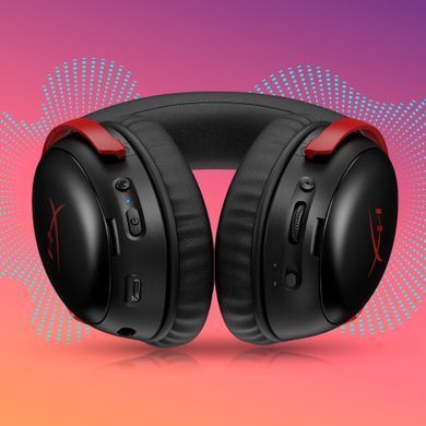 HyperX Гарнітура ігрова Cloud III S, WL/USB-A/USB-C, чорно-червоний A59Z0AA фото