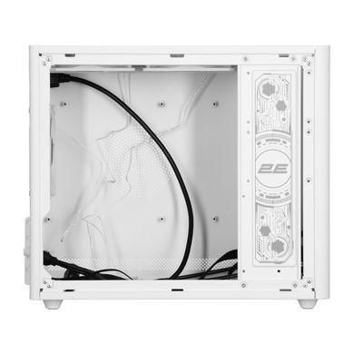 2E Корпус 2E Credo Metal V350W без БЖ, 1xUSB3.0, 1х USB 2.0, 1xUSB Type-C, 3x120мм ARGB, VGA 350мм, LCS ready, контролер з пультом, mATX, білий 2E-V350W фото