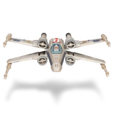 Star Wars Ігрова колекційна фігурка Medium Vehicle Транспорт та фігурка X-Wing (Blue 1) + Antoc Merric & R2-R9 12.5см SWJ0025 фото