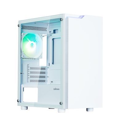 Zalman Корпус T4 Plus без БП, 2xUSB3.0, 1xUSB2.0, 1x120мм ARGB, VGA 3200мм, TG Side Panel, mATX, белый T4PLUSWHITE фото