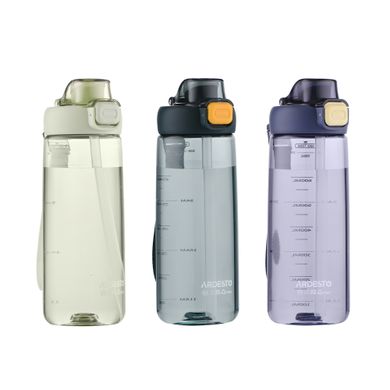 ARDESTO Пляшка для води Trip, 720мл, пластик, зелений AR2272PB фото