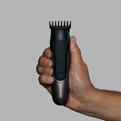 Remington Тример One, для бороди, вусів, голови, носа та тіла, акум., насадок-10, 60 хвил роботи, сталь, чорний PG760 фото