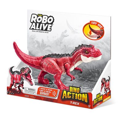 Интерактивная игрушка ROBO ALIVE серии "Dino Action" - ТИРАННОЗАВР 7171 фото