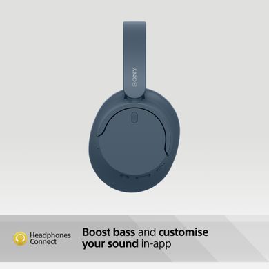 Sony Наушники Over-ear WH-CH720N BT 5.2, ANC, SBC, AAC, Wireless, Mic, Синий WHCH720NL.CE7 фото