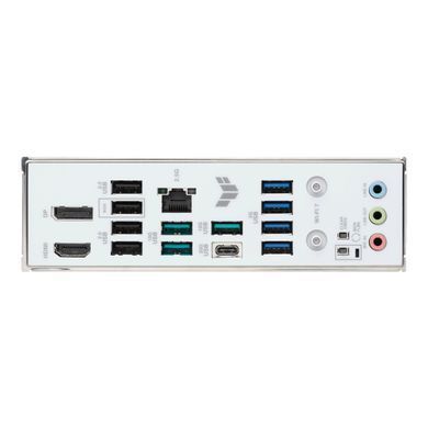 ASUS Материнcька плата TUF GAMING B850M-PLUS WIFI7 W sAM5 B850 4xDDR5 M.2 HDMI DP Wi-Fi BT mATX білий 90MB1MD0-M0EAY0 фото