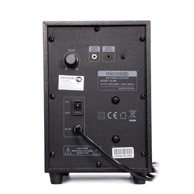 Microlab Акустична система M-108 2.1, 11W, mini-jack, чорний M-108 фото