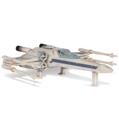 Star Wars Ігрова колекційна фігурка Medium Vehicle Транспорт та фігурка X-Wing (Blue 1) + Antoc Merric & R2-R9 12.5см SWJ0025 фото