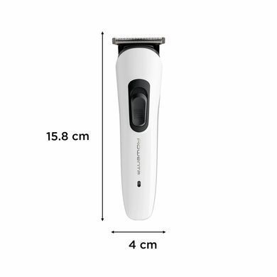 Rowenta Триммер Trim&Style для бороды, усов и головы, сеть+акум., насадок-7, сталь, белый TN8934E0 фото