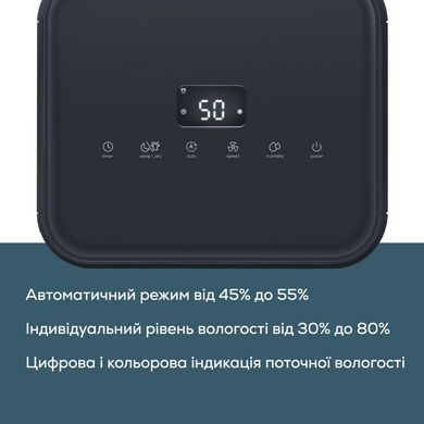 Beurer Осушитель воздуха 12л/сутки 30м2, 200Вт, дисплей, авто выкл, ночной режим, черный