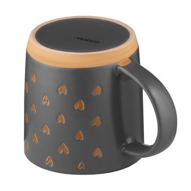 ARDESTO Mug Alda, 365ml, ceramics, сірий AR3496 фото