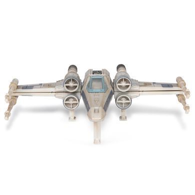 Star Wars Ігрова колекційна фігурка Medium Vehicle Транспорт та фігурка X-Wing (Blue 1) + Antoc Merric & R2-R9 12.5см SWJ0025 фото
