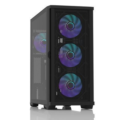 Zalman Корпус Z10 Duo, без БЖ, 2xUSB3.0, 1xUSB Type-C, 3x140mm ARGB fans, 1x120mm ARGB fans, TG Side Panel, EATX, Чорний Z10DUO фото