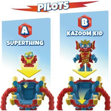 Игровой набор SUPERTHINGS S &ndash; СУПЕРБОТ ШУГАРФАН (робот, казум-кид, фигурка) PSTSP116IN70 фото