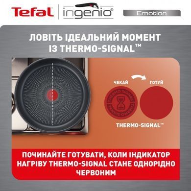 Набір посуду Tefal Ingenio Emotion, 10 предметів, нерж.сталь L897SA74 фото