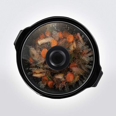 Russell Hobbs Повільноварка Compact Home, 145Вт, чаша-2л, механічне керування, знімна кришка, нерж. сталь, сірий 25570-56 фото