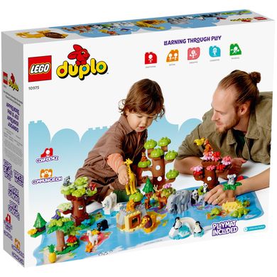 Конструктор LEGO DUPLO Town Дикие животные мира 10975 фото