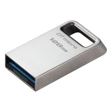 Kingston Накопитель 128GB USB 3.2 Type-A Gen1 DT Micro R200MB/s Metal DTMC3G2/128GB фото