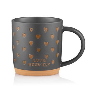 ARDESTO Mug Alda, 365ml, ceramics, сірий AR3496 фото