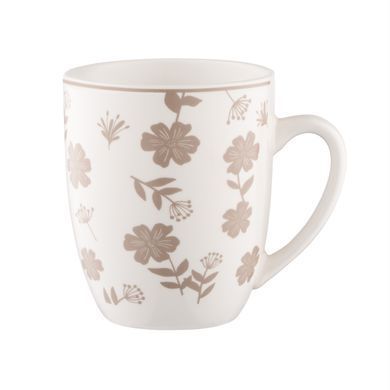 ARDESTO Set of mug Ravenna, 4pcs, 360ml, porcelain, white-beige AR1336RS фото