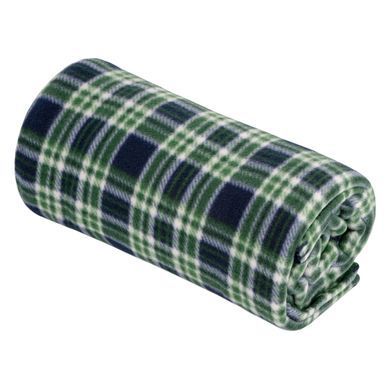 ARDESTO Плед Fleece 130x160см, 100% поліестер, клітинка, зелений