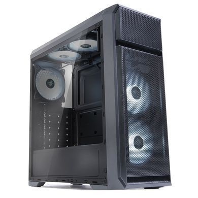 Zalman Корпус N5 OF, без БЖ, 1xUSB3.0, 2xUSB2.0, 3x120mm White LED fans, Acrylic Side Panel, ATX, чорний N5OF фото