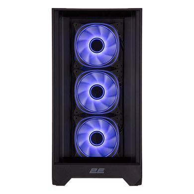 2E Gaming Корпус Dominator Pro G2302W, без БЖ 2xUSB3.0, 1xUSBType-C, 4x120мм ARGB, VGA 380мм, LCS ready, контролер з пультом, TG Side Panel, TG/Mesh Front panel, ATX, чорний 2E-G2302B фото